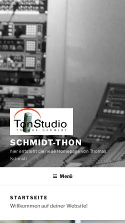Vorschau der mobilen Webseite www.schmidt-thon.de, Schmidt-Thon