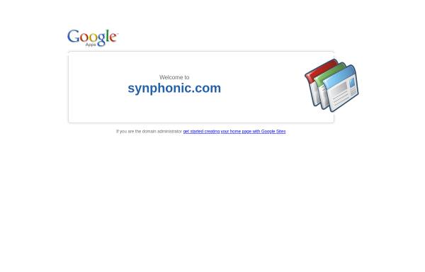 Vorschau von www.synphonic.com, Symphonic Recording Studio
