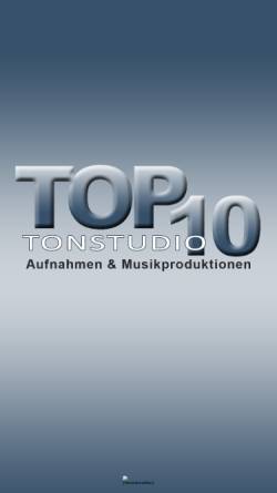 Vorschau der mobilen Webseite www.topten-tonstudio.de, TopTen-Tonstudio