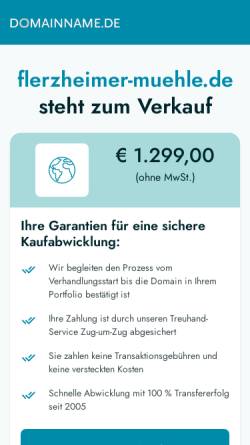 Vorschau der mobilen Webseite www.flerzheimer-muehle.de, Futtermeister Vogt, Flerzheimer-Mühle