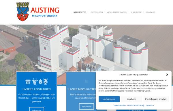 Vorschau von www.austing.de, Josef gr. Austing Mischfutterwerk GmbH & Co. KG