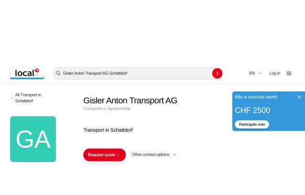 Anton GislerTransport AG