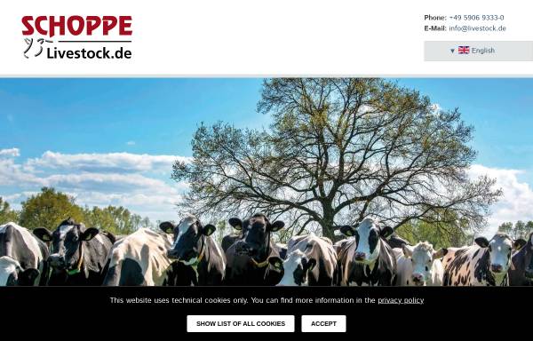 Vorschau von www.livestock.de, Gebr. Schoppe Viehhandlung GmbH