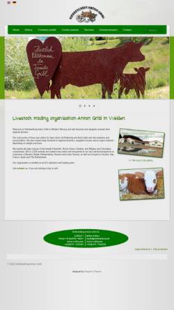 Vorschau der mobilen Webseite www.viehhandlung.de, Viehhandlung Gribl