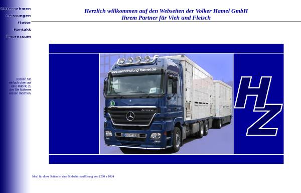 Vorschau von www.viehhandlung-hamel.de, Volker Hamel GmbH
