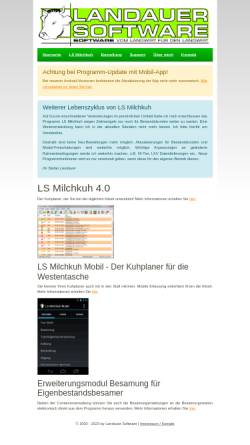 Vorschau der mobilen Webseite landauer-software.de, Landauer Software