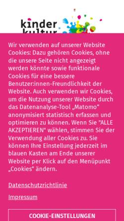 Vorschau der mobilen Webseite www.infonetkalender.de, Infonet-Kalender