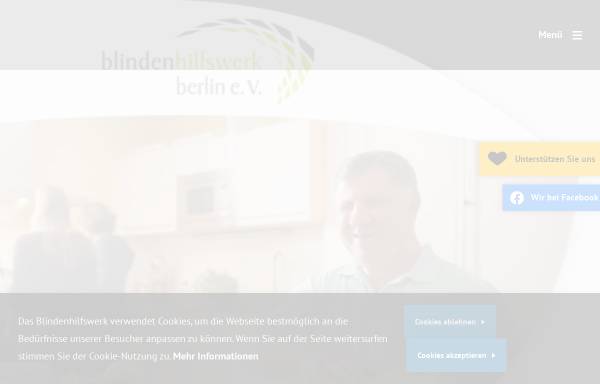 Vorschau von blindenhilfswerk-berlin.de, Blindenhilfswerk Berlin