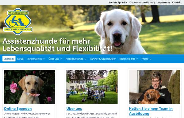 Hunde für Handicaps - Verein für Behinderten-Begleithunde e.V.