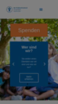 Vorschau der mobilen Webseite www.kinderschutzbund-saarbruecken.de, DKSB Deutscher Kinderschutzbund e.V. Ortsverband