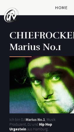 Vorschau der mobilen Webseite www.chiefrocker.de, Chiefrocker Rec.