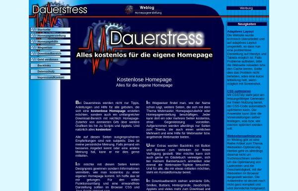Vorschau von www.dauerstress.de, Dauerstress