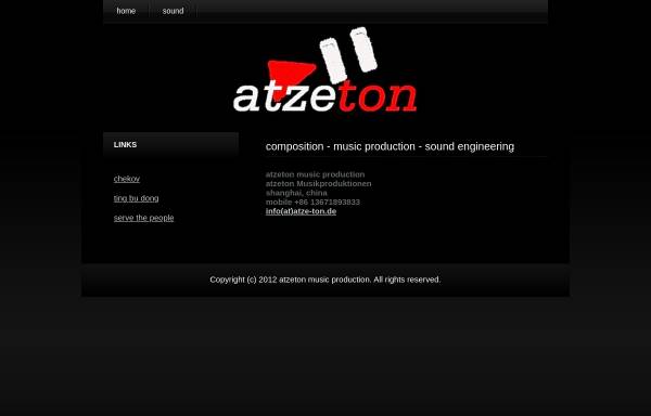 Vorschau von www.atze-ton.de, Atze Ton Musikproduktionen