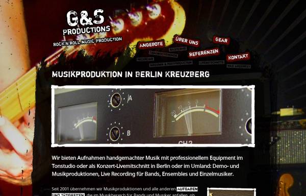 Vorschau von www.gs-productions.de, Gundula Green & Pamela Stanford Media, Inh. Sebastian Nagel