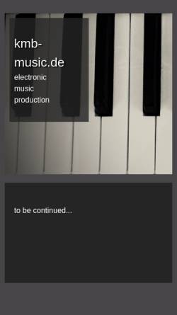 Vorschau der mobilen Webseite www.kmb-music.de, Kmb Music