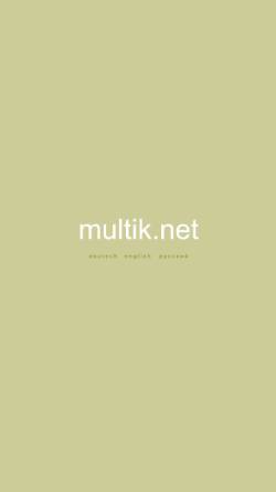 Vorschau der mobilen Webseite www.multik.net, Multik! Service