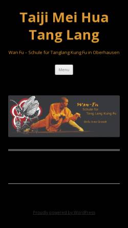 Vorschau der mobilen Webseite tanglang.de, Wanfu Köln