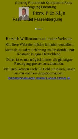 Vorschau der mobilen Webseite www.deklijn.de, Teddywidder Hobbyzucht