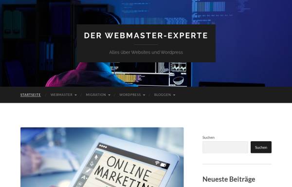 Vorschau von www.webmaster-experte.de, Webmaster-Experte.de