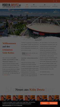 Vorschau der mobilen Webseite www.koeln-deutz.de, Deutz Portal