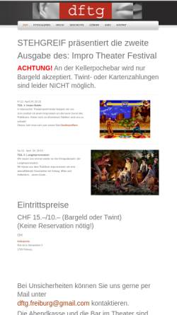 Vorschau der mobilen Webseite www.dftg.ch, Deutschfreiburgische Theatergruppe (DFTG)