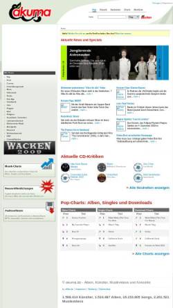 Vorschau der mobilen Webseite www.akuma.de, Akuma.de