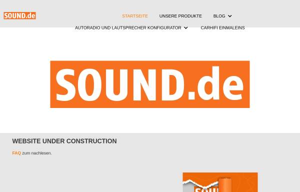 Vorschau von sound.de, Sound.de