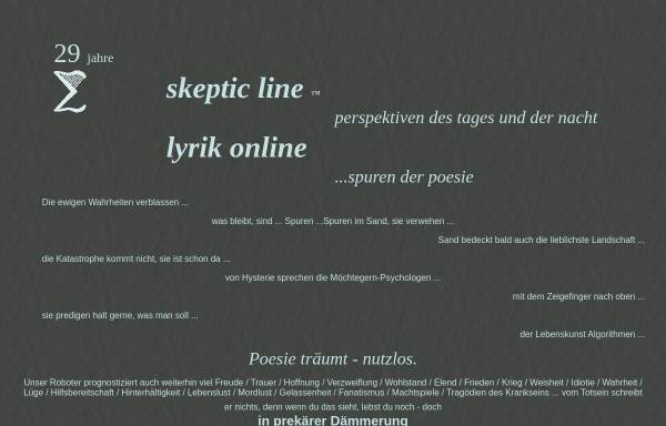 Vorschau von www.lyrik.ch, Die WWW-Lyrikzeitschrift.