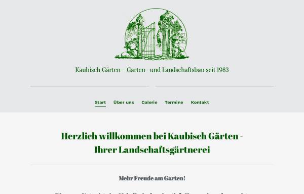 Vorschau von www.kaubisch-gartenwelt.de, Kaubisch Gartenwelt