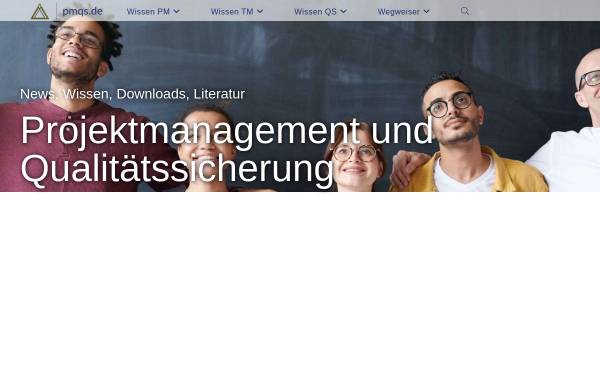 Vorschau von pmqs.de, pmqs.de - Wissensplattform zu Projektmanagement