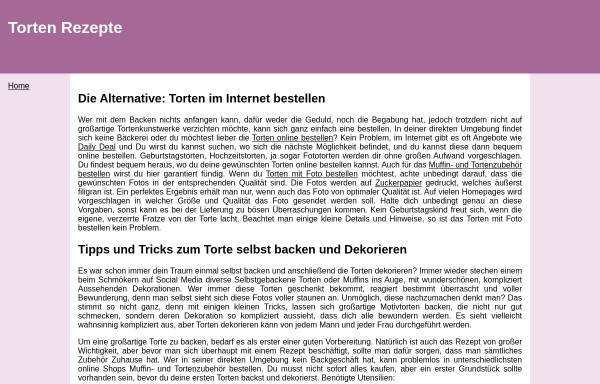 Vorschau von www.tortenformel.de, Tortenformel