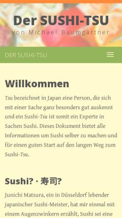 Vorschau der mobilen Webseite sushi-tsu.de, Der Sushi-tsu