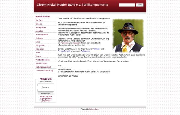 Chrom-Nickel-Kupfer Band e.V., Gengenbach