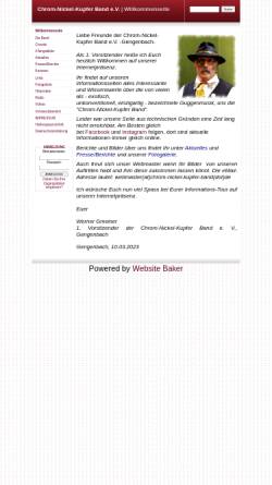 Vorschau der mobilen Webseite chrom-nickel-kupfer-band.de, Chrom-Nickel-Kupfer Band e.V., Gengenbach