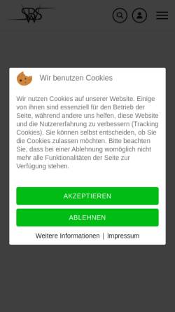 Vorschau der mobilen Webseite www.sbsw.ch, Steibruchschränzer Würenlingen