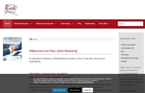 Riek Direkt-Marketing Fairmarktung GmbH & Co. Service KG