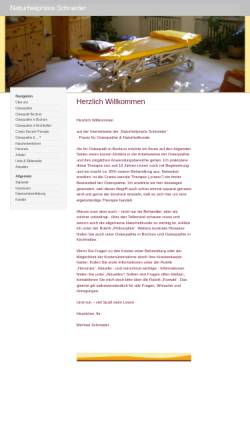 Vorschau der mobilen Webseite www.natur-heilt-praxis.de, Osteopathie & Naturheilkunde Michael Schneider