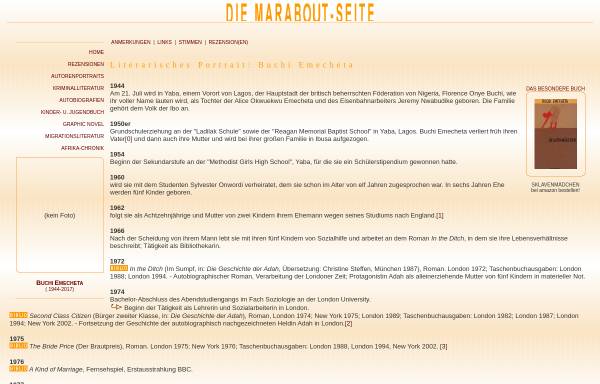 Vorschau von www.marabout.de, Buchi Emecheta