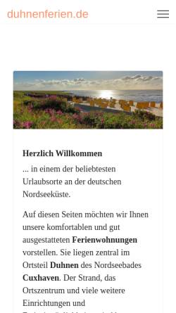 Ferienwohnungen in Cuxhaven Duhnen - Frank Rottmann