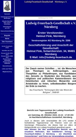 Vorschau der mobilen Webseite ludwig-feuerbach.de, Ludwig Feuerbach - Leben und Werk