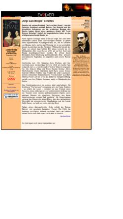 Vorschau der mobilen Webseite www.evolver.at, Federico Andahazi: Lord Byrons Schatten (Las Piadosas)