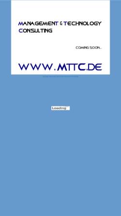 Vorschau der mobilen Webseite www.mttc.de, Modern Talking Teen Club Germany