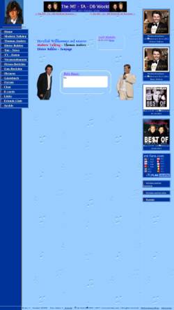 Vorschau der mobilen Webseite www.mt-fans.com, Modern Talking, Thomas Anders, Dieter Bohlen - Fan World