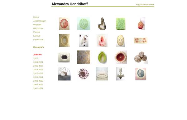 Vorschau von www.alexandrahendrikoff.de, Alexandra Hendrikoff