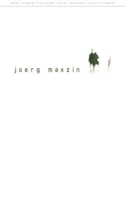 Vorschau der mobilen Webseite www.joerg-maxzin.de, Maxzin, Joerg