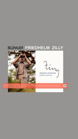 Vorschau der mobilen Webseite www.zillyskulpturen.de, Zilly, Friedhelm, Bildhauer