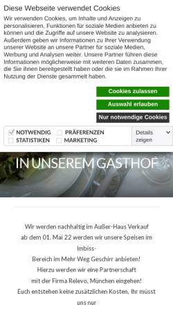 Vorschau der mobilen Webseite www.landgasthof-achtruper-stuben.de, Landgasthof Achtruper Stuben