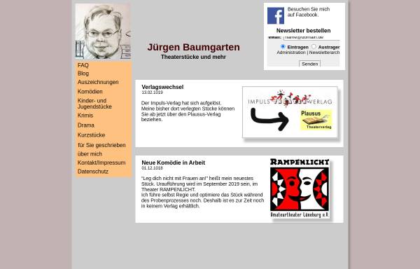 Vorschau von www.juergen-baumgarten.de, Jürgen Baumgarten