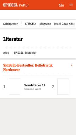 Vorschau der mobilen Webseite gutenberg.spiegel.de, August Bebel