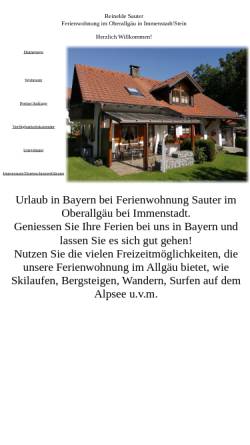 Vorschau der mobilen Webseite www.ferienwohnung-sauter.de, Ferienwohnung Sauter